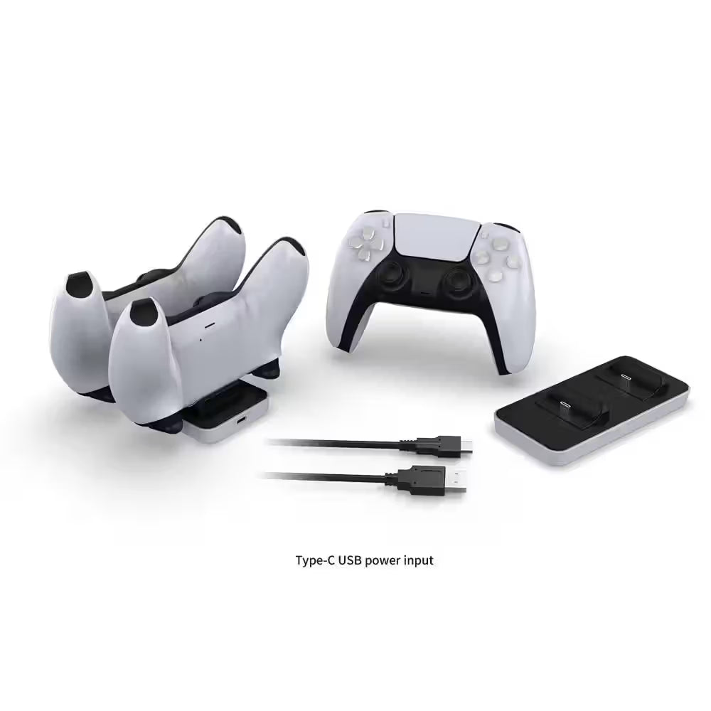 PlayStation 5 DualSense Dual Controller Charging Dock – Charge 2 Controllers Simultaneously – USB-C