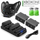 XBOX ONE Dual Charging Dock Station Controller Charger with 2 Rechargeable Battery